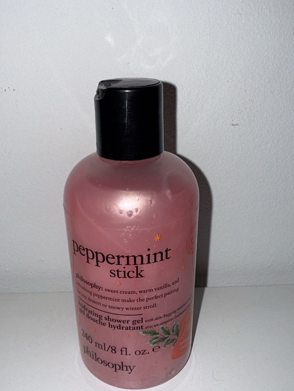 Philosophy Peppermint Stick Shower Gel - Pink Bottle